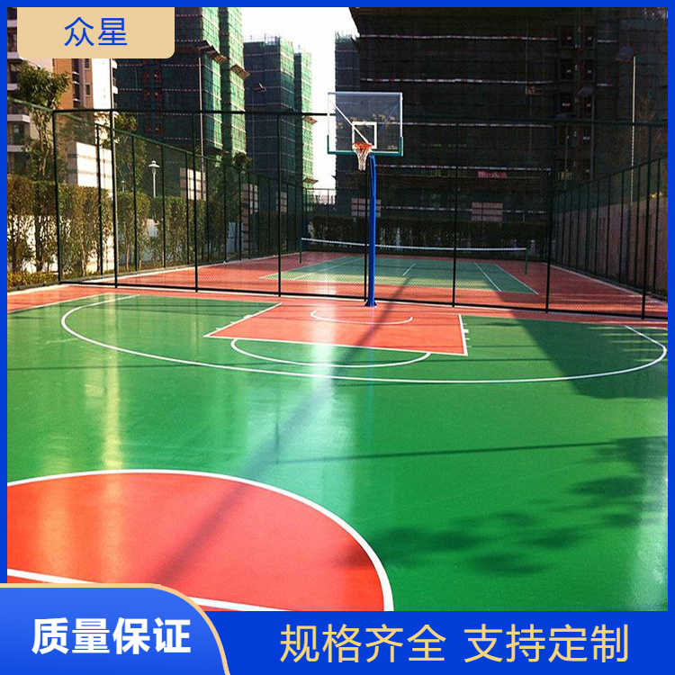 石河子市塑胶篮球场塑胶跑道材料 - 厂家